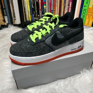 NIKE AIR FORCE 1 KIDS LV8 BLACK / GHOST GREEN DZ5287
